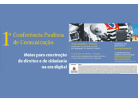 1ª Conferência Paulista de Comunicação: inscrições vão até 16 de novembro