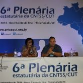 Terceiro Dia da 6ª Plenária Estatutária da CNTSS/CUT - 26 a 28 de novembro 2014
