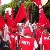 CNTSS/CUT participa do Dia Nacional de Lutas das Centrais Sindicais (28.01.2015)