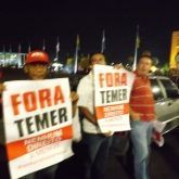 CNTSS/CUT participa atos das Centrais pedindo Fora Cunha e Temer - Brasília 12.09.2016
