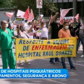 Sindsaúde MG realiza ato em defesa dos trabalhadores do Hospital  Galba Velloso - 29.04.2020