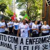 Sindsaúde MG participa de atos pelo piso salarial da enfermagem em Belo Horizonte - 12 e 13 setembro 2022
