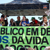 CNTSS/CUT acompanha ato em defesa do SUS - Parte 01 - Brasília - 04/07/2023 (Divulgação CNS)