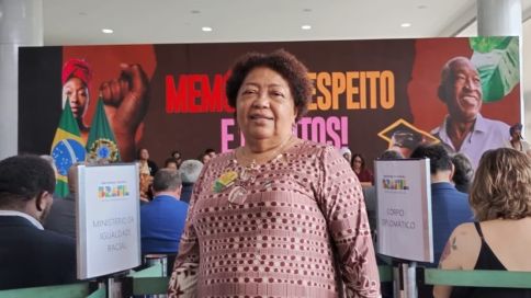 Presidenta da CNTSS/CUT e também secretária de Combate ao Racismo da CUT acompanha solenidade do “Dia da Consciência Negra” em Brasília