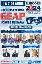 Eleições GEAP 2024: CNTSS/CUT participa da chapa 02 para escolha dos novos conselheiros do CONAD e CONFIS da GEAP para o triêni...