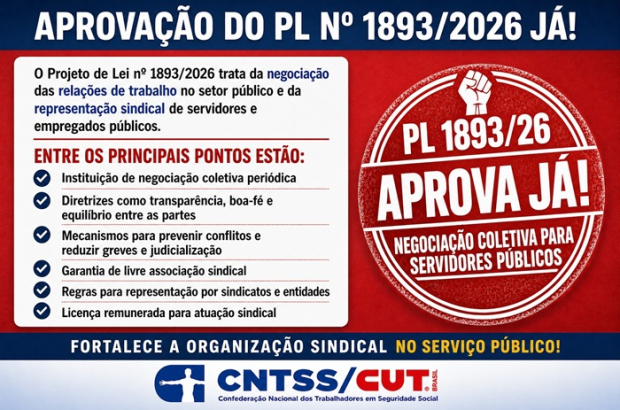 CNTSS/CUT: agendas em Brasília cobram regulamentação da 151 e o fim da escala 6x1