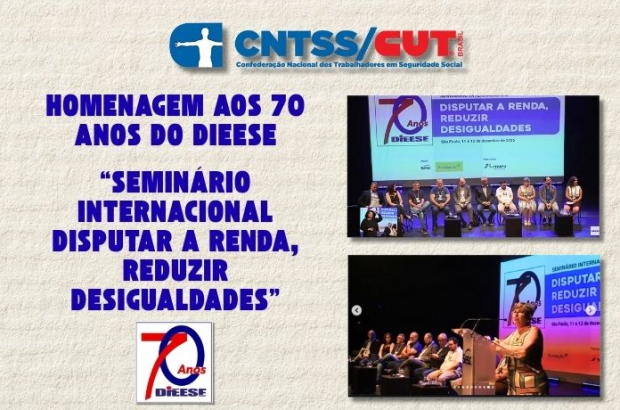 CNTSS/CUT: secretária de Comunicação participa da comemoração de 70 anos do DIEESE
