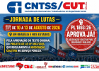 CNTSS/CUT: fim do recesso na Câmara traz Jornada de Lutas por aprovação do PL 1893