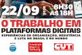 Seminário da CUT debaterá impactos e organização dos trabalhadores por aplicativos