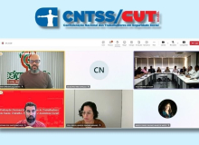 Dirigentes da CNTSS/CUT acompanham reunião da Mesa Setorial do INSS