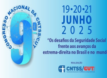 CNTSS/CUT realiza seu 9º Congresso Nacional de 19 a 21 de junho