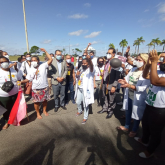 Sindsprev BA participa de ato em favor do PL 2564 do piso salarial nacional da enfermagem - Bahia - 25.05.2021